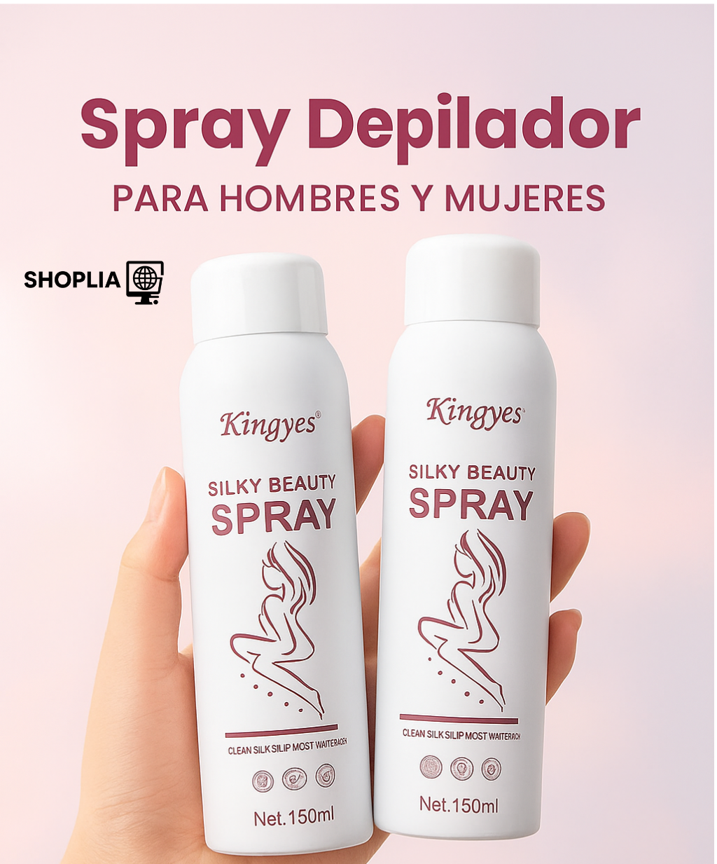 💫 OFERTA 2x1 🔥 Spray Depilador Premium – ¡Depilación Sin Dolor y al Instante!