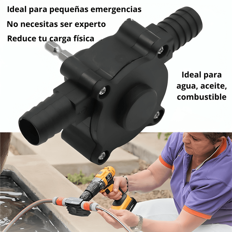 Bomba de Agua para Taladro – Extrae hasta 40L/min 🚿 | Envío Gratis a Todo Guatemala