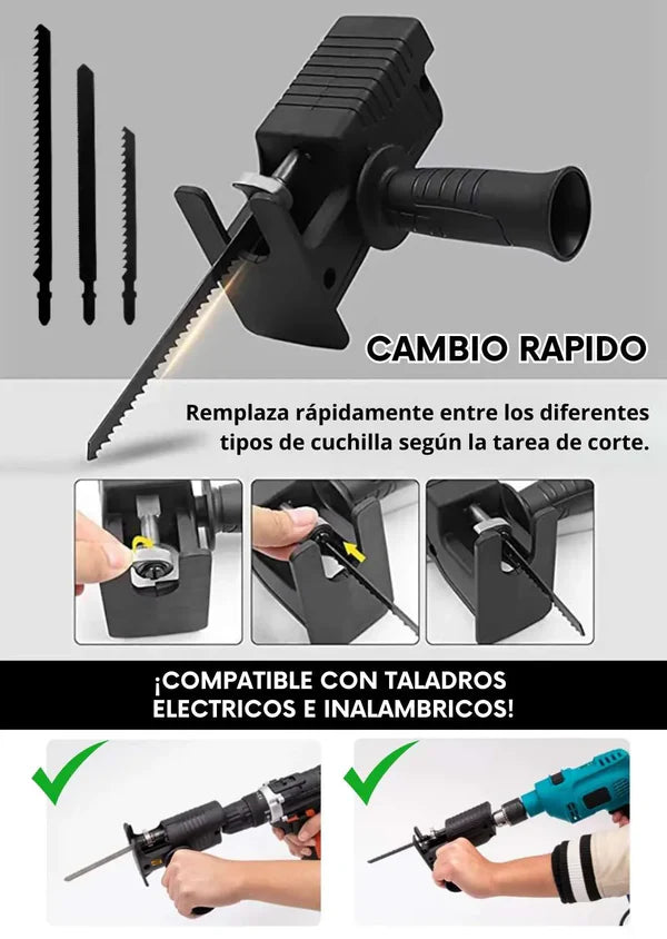 Convierte tu Taladro en una Sierra Profesional 🔧⚡