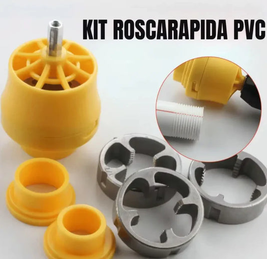 Kit Rosca Rápida para Tubos PPR/PVC – Instalación Fácil y Precisa