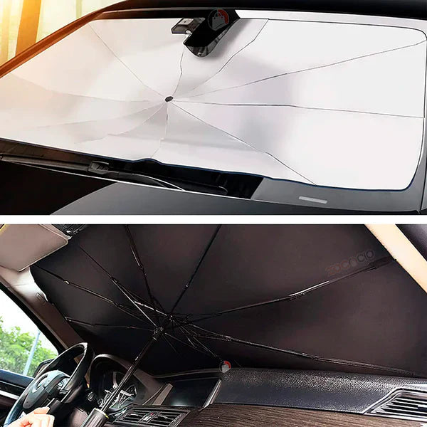 Sombrilla Parasol Premium para Auto – Mantén tu carro fresco y protegido ☀️🚗