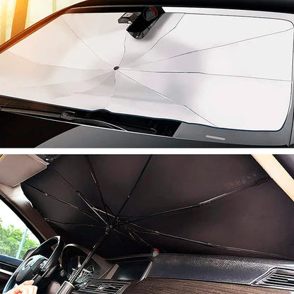 Sombrilla Parasol Premium para Auto – Mantén tu carro fresco y protegido ☀️🚗
