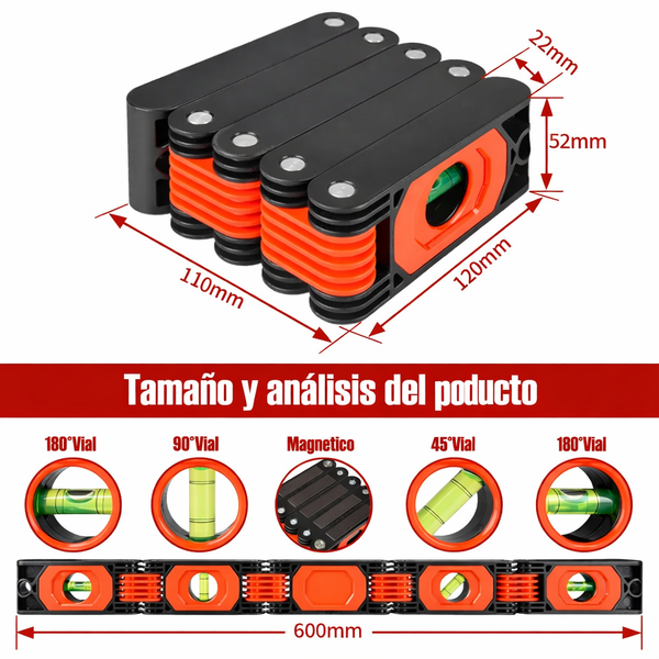 Nivel Plegable Profesional Multiángulo