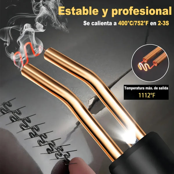 Soldador de Plástico Pro Kit- Repara y Refuerza Plásticos en Minutos