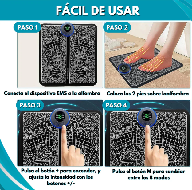 Tapete Masajeador Antiestrés – ¡Actívalo y Siente el Cambio!