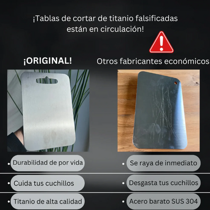 TitanWare™ Tabla de Acero – ¡Duradera y Elegante!+ENVIO GRATIS