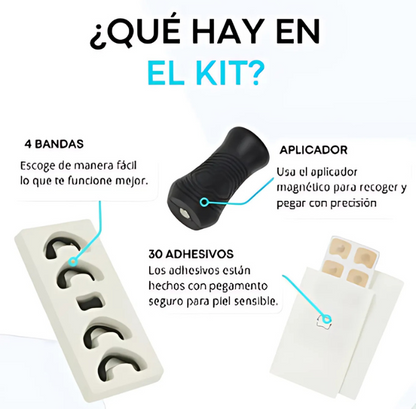 💤 Tiras Nasales Magnéticas – Respira Mejor, Duerme Mejor