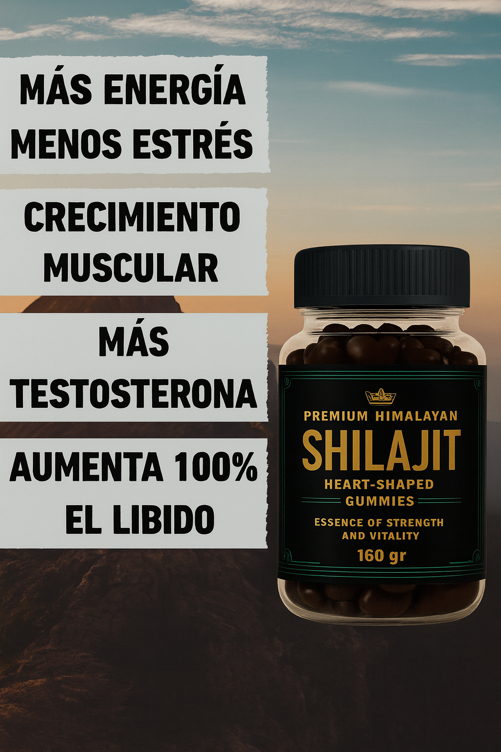Shilajit Max – Libido & Rendimiento