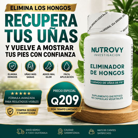 Nutrovy Eliminador de Hongos | Adiós a las Uñas Amarillentas