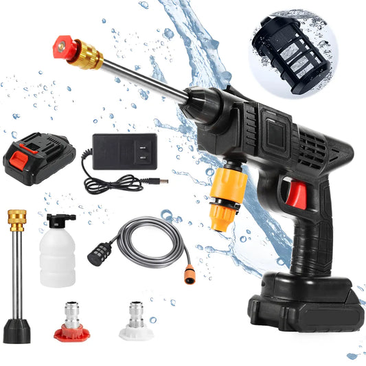 💦 Hidrolavadora Portátil 48V — Casa y Carro sin Esfuerzo