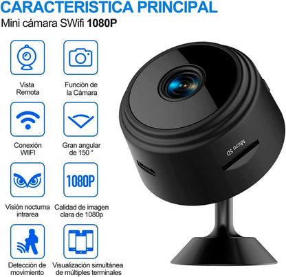 Cámara Espía WiFi 1080P Mini