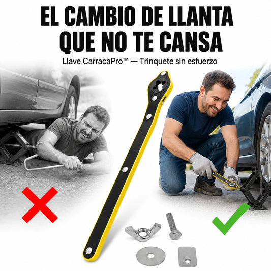 Llave CarracaPro - Cambia llantas sin batallar