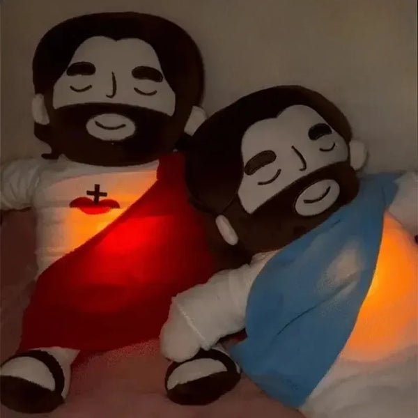 Tu Refugio en un Abrazo – Peluche Jesús Relajante
