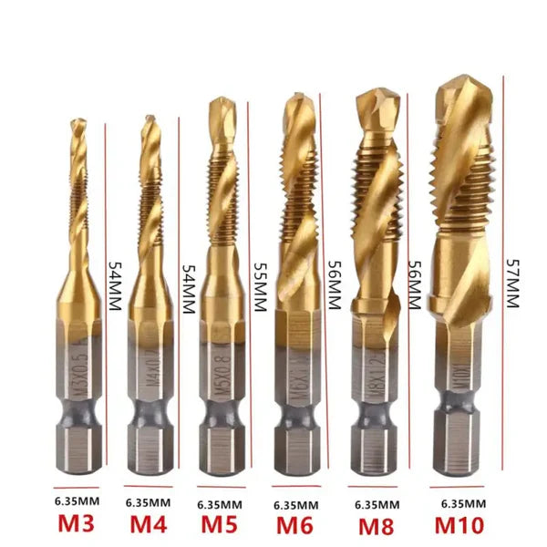 Kit de Brocas 6-en-1 Profesional